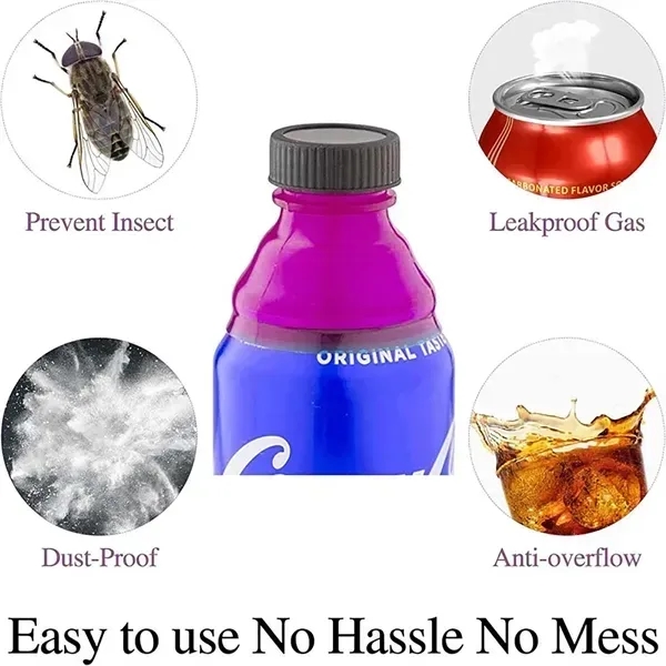 Soda Can Lids Covers Reusable Spill-proof Bottle - Soda Can Lids Covers Reusable Spill-proof Bottle - Image 4 of 4