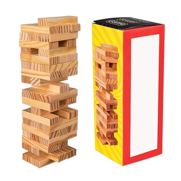 Mini Wooden Tower Game - Mini Wooden Tower Game - Image 1 of 1