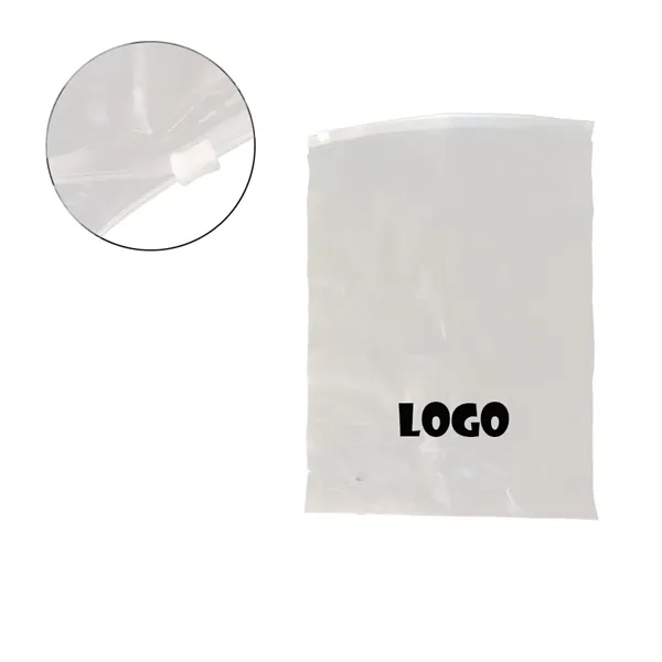 Clear PE Zipper Bags with Slide Closure - Clear PE Zipper Bags with Slide Closure - Image 1 of 2