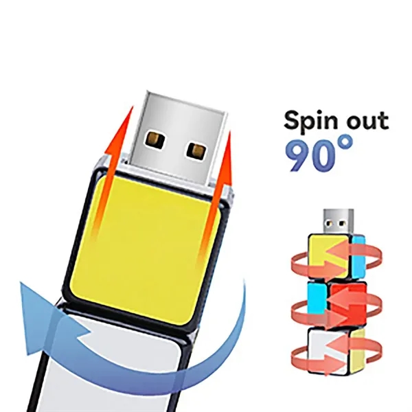 32GB Rotatable Magic USB Flash Drive - 32GB Rotatable Magic USB Flash Drive - Image 3 of 4