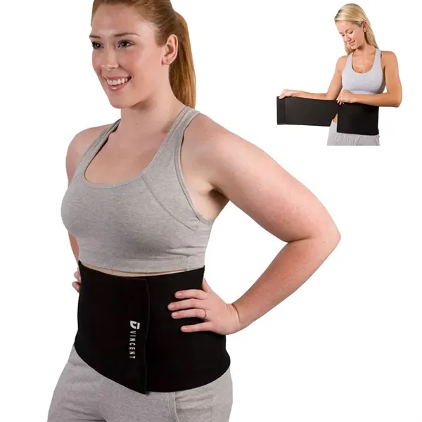 Adjustable Rubber Waist Trimmer Belt for Workouts - Adjustable Rubber Waist Trimmer Belt for Workouts - Image 0 of 4