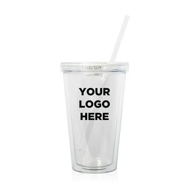Light Up Travel Cup with Lid and Straw - Light Up Travel Cup with Lid and Straw - Image 2 of 3
