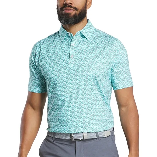 FootJoy Allover Floral Lisle Polo - FootJoy Allover Floral Lisle Polo - Image 4 of 8