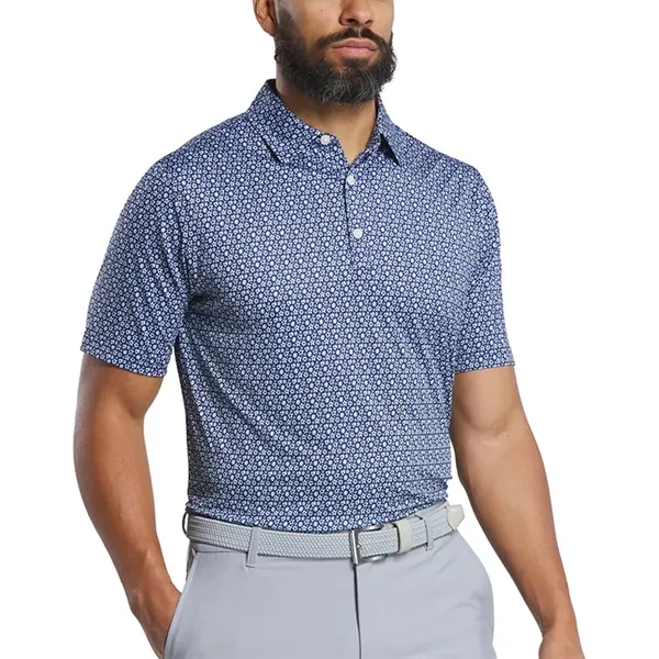 FootJoy Allover Floral Lisle Polo - FootJoy Allover Floral Lisle Polo - Image 6 of 8