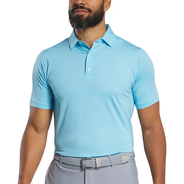 FootJoy Tonal Dot Print Lisle Polo - Athletic Fit - FootJoy Tonal Dot Print Lisle Polo - Athletic Fit - Image 1 of 5