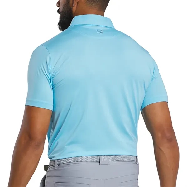 FootJoy Tonal Dot Print Lisle Polo - Athletic Fit - FootJoy Tonal Dot Print Lisle Polo - Athletic Fit - Image 2 of 5