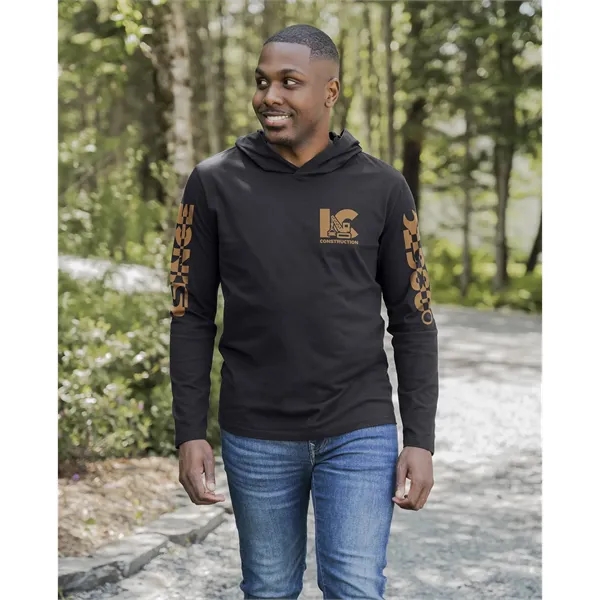 Unisex Hooded long sleeve t-shirt - Unisex Hooded long sleeve t-shirt - Image 0 of 6