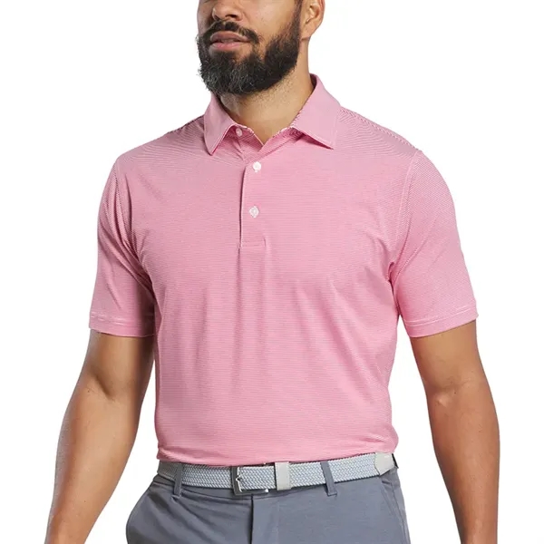 FootJoy MicroFeeder Stripe Lisle Polo - FootJoy MicroFeeder Stripe Lisle Polo - Image 8 of 10