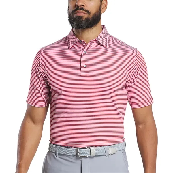 FootJoy MultiStripe Stretch Pique Polo - FootJoy MultiStripe Stretch Pique Polo - Image 3 of 7
