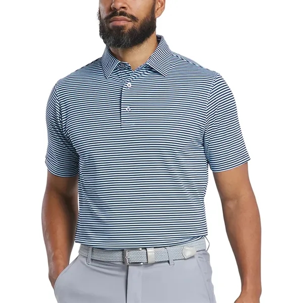 FootJoy MultiStripe Stretch Pique Polo - Athletic Fit - FootJoy MultiStripe Stretch Pique Polo - Athletic Fit - Image 1 of 5
