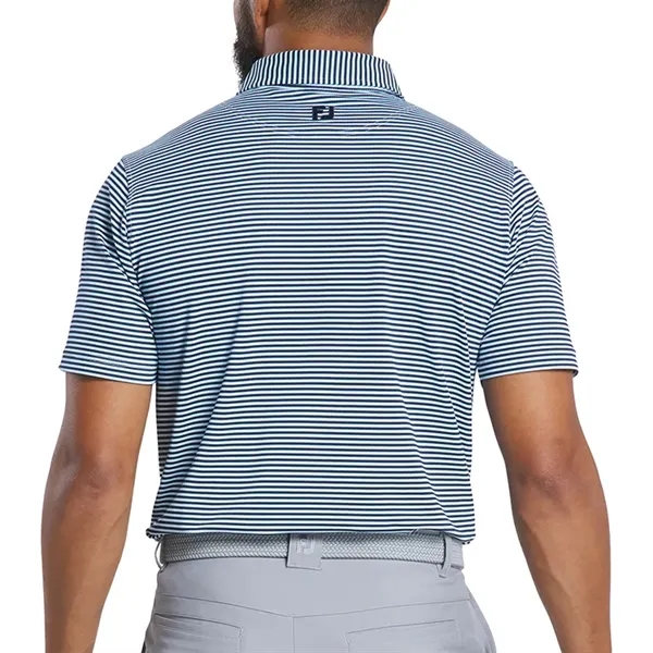 FootJoy MultiStripe Stretch Pique Polo - Athletic Fit - FootJoy MultiStripe Stretch Pique Polo - Athletic Fit - Image 2 of 5