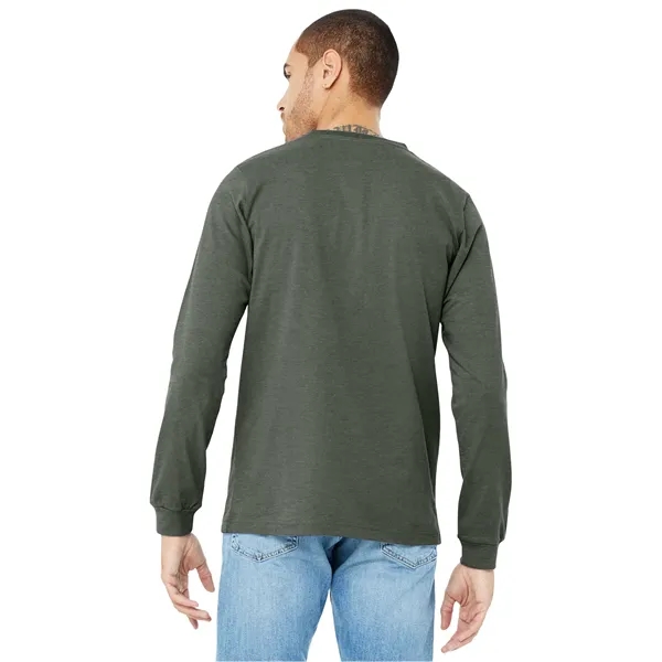 BELLA+CANVAS Unisex Heather CVC Long Sleeve Tee - BELLA+CANVAS Unisex Heather CVC Long Sleeve Tee - Image 68 of 92