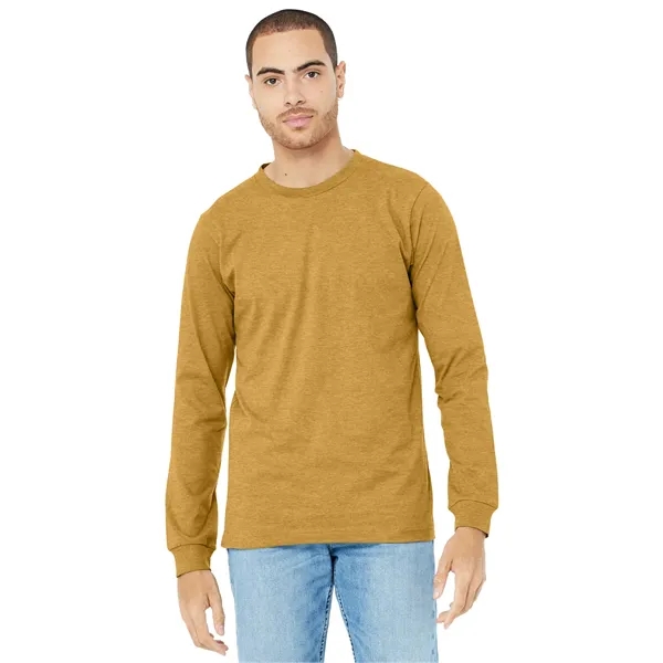 BELLA+CANVAS Unisex Heather CVC Long Sleeve Tee - BELLA+CANVAS Unisex Heather CVC Long Sleeve Tee - Image 70 of 92