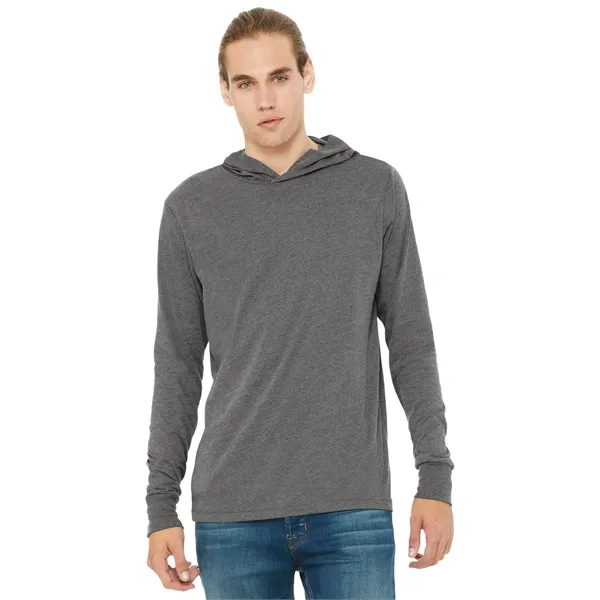 BELLA+CANVAS Unisex Jersey Long Sleeve Hoodie. - BELLA+CANVAS Unisex Jersey Long Sleeve Hoodie. - Image 15 of 16