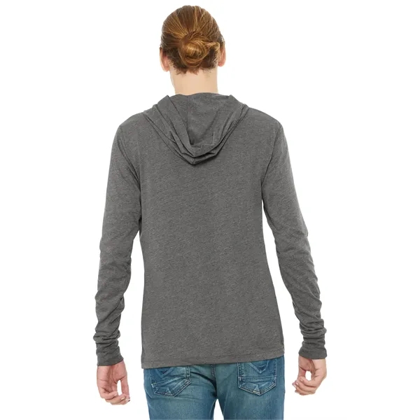 BELLA+CANVAS Unisex Jersey Long Sleeve Hoodie. - BELLA+CANVAS Unisex Jersey Long Sleeve Hoodie. - Image 16 of 16