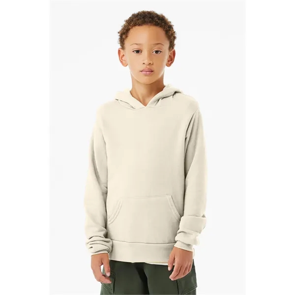 BELLA+CANVAS Youth Sponge Fleece Pullover Hoodie - BELLA+CANVAS Youth Sponge Fleece Pullover Hoodie - Image 21 of 22