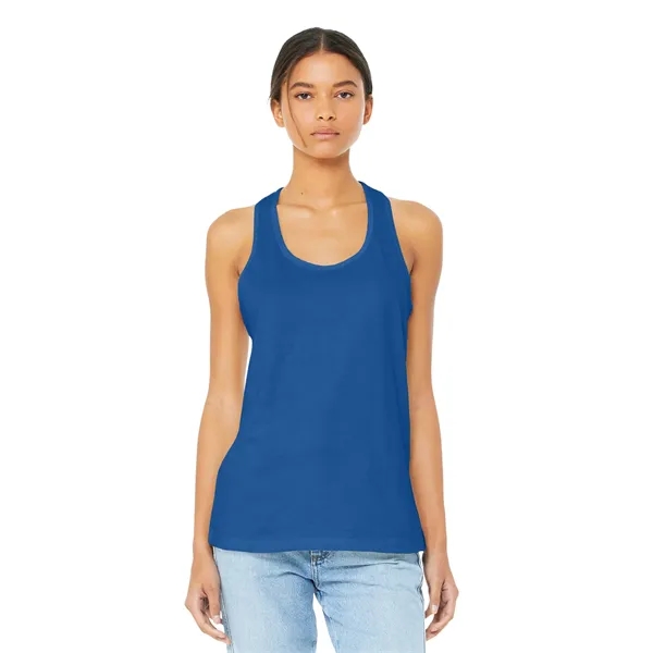 BELLA+CANVAS Women's Jersey Racerback Tank. - BELLA+CANVAS Women's Jersey Racerback Tank. - Image 30 of 46