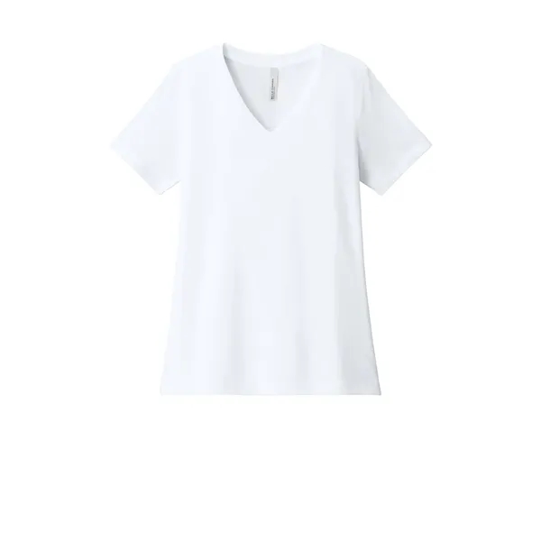 BELLA+CANVAS Women's Relaxed Heather CVC V-Neck Tee - BELLA+CANVAS Women's Relaxed Heather CVC V-Neck Tee - Image 11 of 28