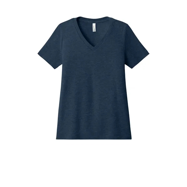 BELLA+CANVAS Women's Relaxed Heather CVC V-Neck Tee - BELLA+CANVAS Women's Relaxed Heather CVC V-Neck Tee - Image 17 of 28