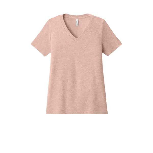 BELLA+CANVAS Women's Relaxed Heather CVC V-Neck Tee - BELLA+CANVAS Women's Relaxed Heather CVC V-Neck Tee - Image 20 of 28