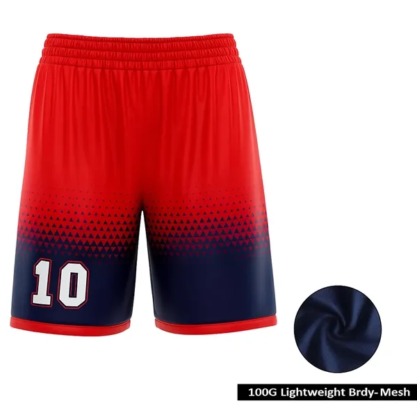 Short-Length Basketball Shorts Sublimated (Multiple Fabric) - Short-Length Basketball Shorts Sublimated (Multiple Fabric) - Image 0 of 0