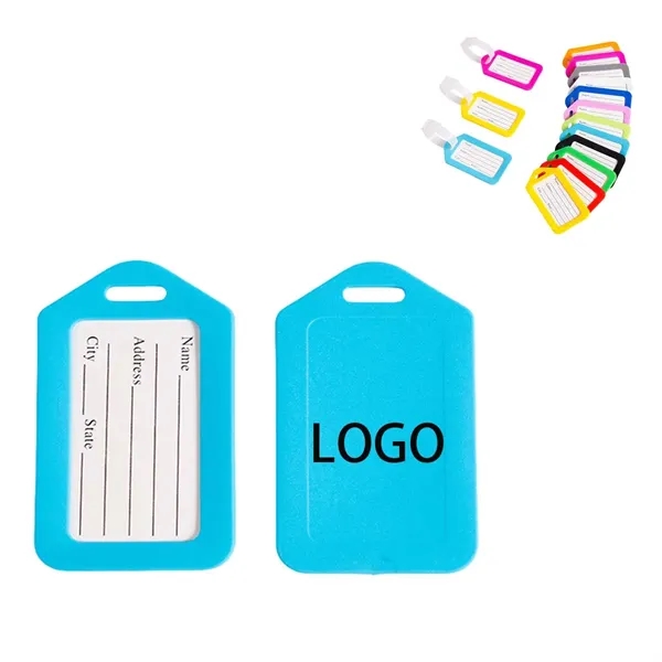 pp hard plastic luggage tag - pp hard plastic luggage tag - Image 0 of 2