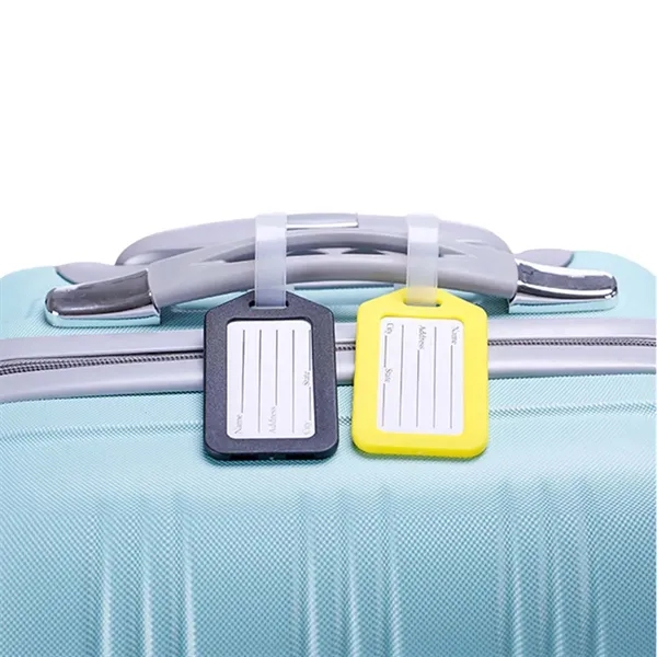 pp hard plastic luggage tag - pp hard plastic luggage tag - Image 2 of 2