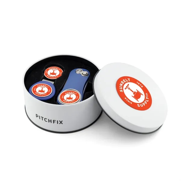 Pitchfix Hybrid 2.0 Golf Divot Tool Gift Set w/ Hat Clip - Pitchfix Hybrid 2.0 Golf Divot Tool Gift Set w/ Hat Clip - Image 0 of 10