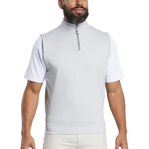 FootJoy Approach Quarter Zip Pullover Vest (Gathered Waist) - FootJoy Approach Quarter Zip Pullover Vest (Gathered Waist) - Image 1 of 4