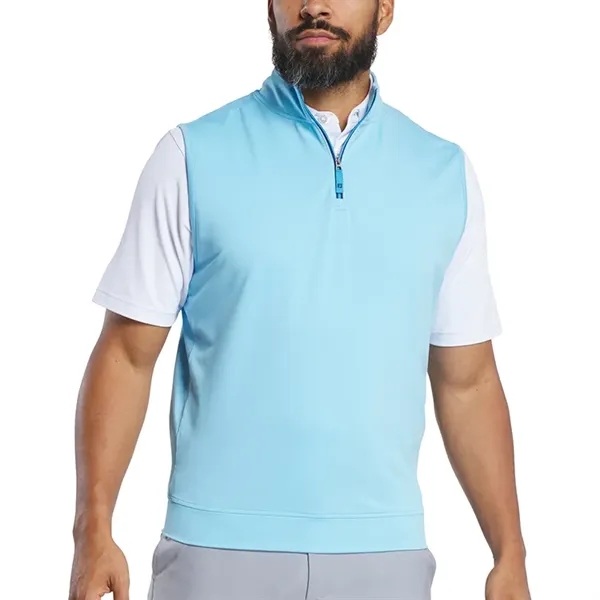 FootJoy Approach Quarter Zip Pullover Vest (Gathered Waist) - FootJoy Approach Quarter Zip Pullover Vest (Gathered Waist) - Image 2 of 4