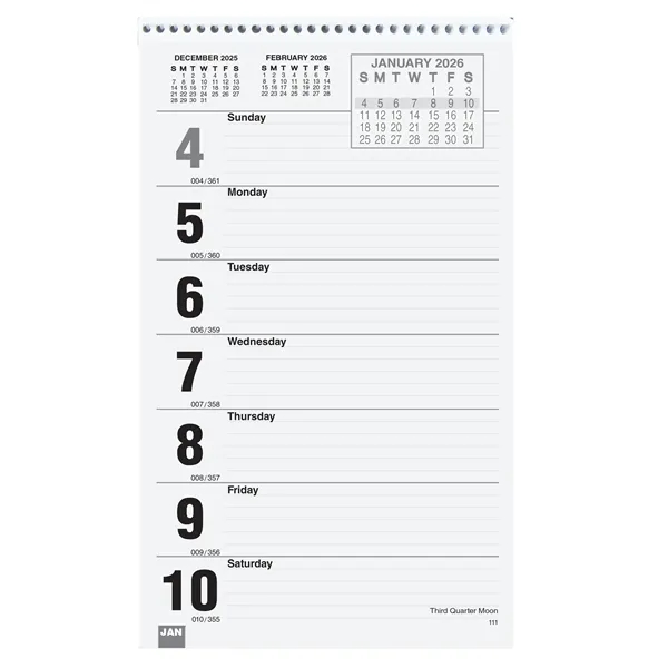 Refill Pads for Weekly Wall Calendars - Sunday Start - Refill Pads for Weekly Wall Calendars - Sunday Start - Image 0 of 0