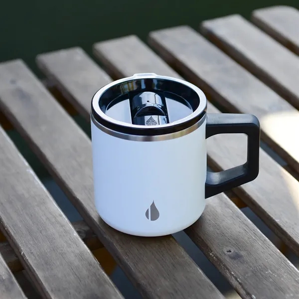 Elemental® Summit 12oz Stainless Steel Camp Mug with Shatter - Elemental® Summit 12oz Stainless Steel Camp Mug with Shatter - Image 7 of 9