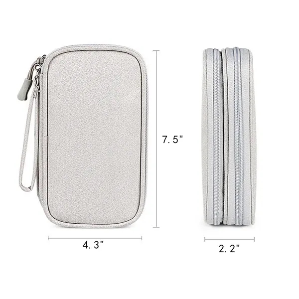 Multi Functional Portable Electronics Travel Organizer - Multi Functional Portable Electronics Travel Organizer - Image 2 of 5