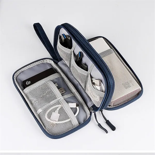Multi Functional Portable Electronics Travel Organizer - Multi Functional Portable Electronics Travel Organizer - Image 4 of 5