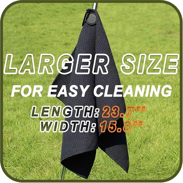16x24Inch Magnetic Golf Towel - 16x24Inch Magnetic Golf Towel - Image 2 of 3