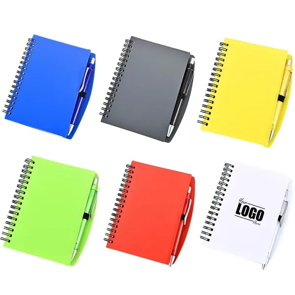 A6 Spiral Notebook with Pen Set - A6 Spiral Notebook with Pen Set - Image 0 of 2