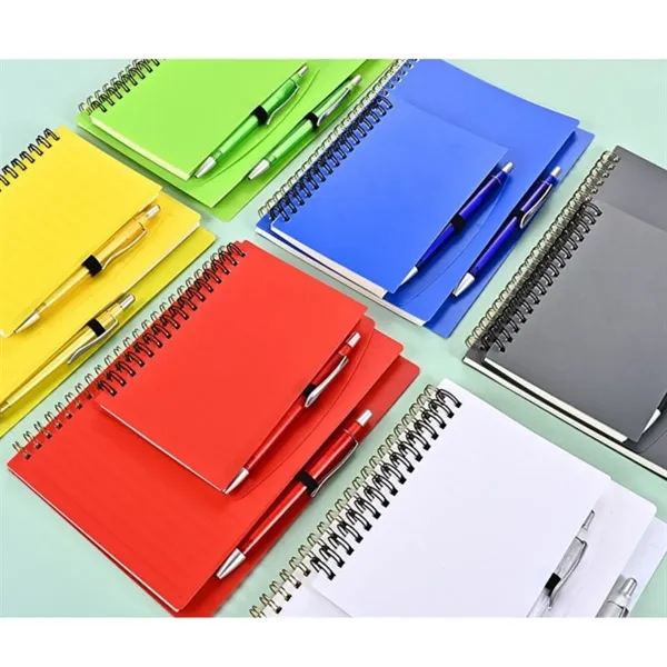 A6 Spiral Notebook with Pen Set - A6 Spiral Notebook with Pen Set - Image 2 of 2