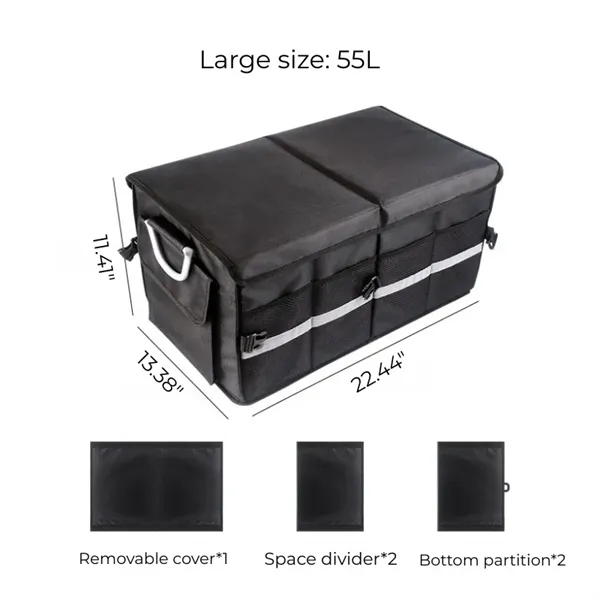 Car Trunk Organizer with Lid - Car Trunk Organizer with Lid - Image 2 of 4