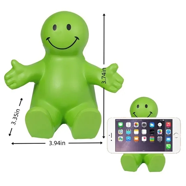Smile Man Phone Stand And Stress Ball - Smile Man Phone Stand And Stress Ball - Image 1 of 2