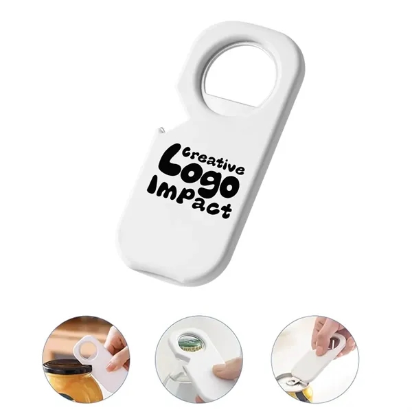 3 in 1 Magnetic Bottle Opener for Fridge Can Jar Beer Soda - 3 in 1 Magnetic Bottle Opener for Fridge Can Jar Beer Soda - Image 0 of 3