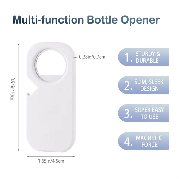 3 in 1 Magnetic Bottle Opener for Fridge Can Jar Beer Soda - 3 in 1 Magnetic Bottle Opener for Fridge Can Jar Beer Soda - Image 1 of 3