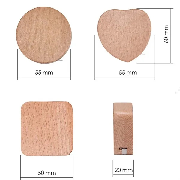 Custom Wooden Tape Measure - 6.5' - Custom Wooden Tape Measure - 6.5' - Image 1 of 6