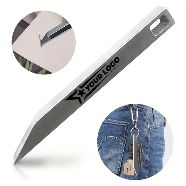 Titanium Crowbar EDC Keychain High Quality - Titanium Crowbar EDC Keychain High Quality - Image 0 of 4