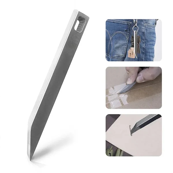 Titanium Crowbar EDC Keychain High Quality - Titanium Crowbar EDC Keychain High Quality - Image 2 of 4