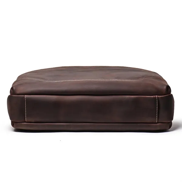 Men's Laptop Document Bag Top Layer Cowhide Casual Retro - Men's Laptop Document Bag Top Layer Cowhide Casual Retro - Image 3 of 8