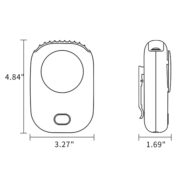 Desktop Small Fan Neck Usb Charging - Desktop Small Fan Neck Usb Charging - Image 1 of 2