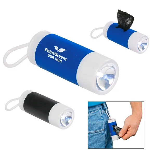 Dog Bag Dispenser With Flashlight - Dog Bag Dispenser With Flashlight - Image 0 of 2