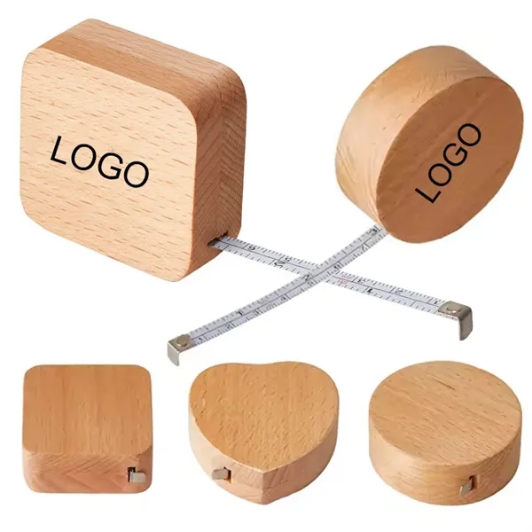 Custom Wooden Tape Measure - 6.5' - Custom Wooden Tape Measure - 6.5' - Image 0 of 6
