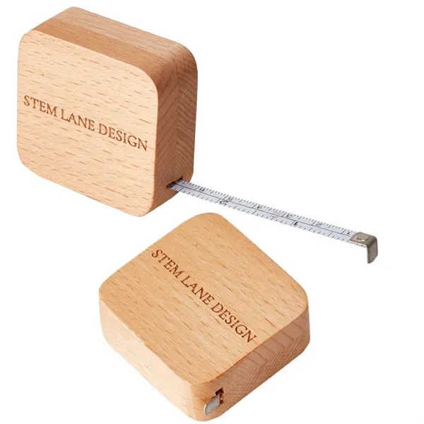Custom Wooden Tape Measure - 6.5' - Custom Wooden Tape Measure - 6.5' - Image 6 of 6