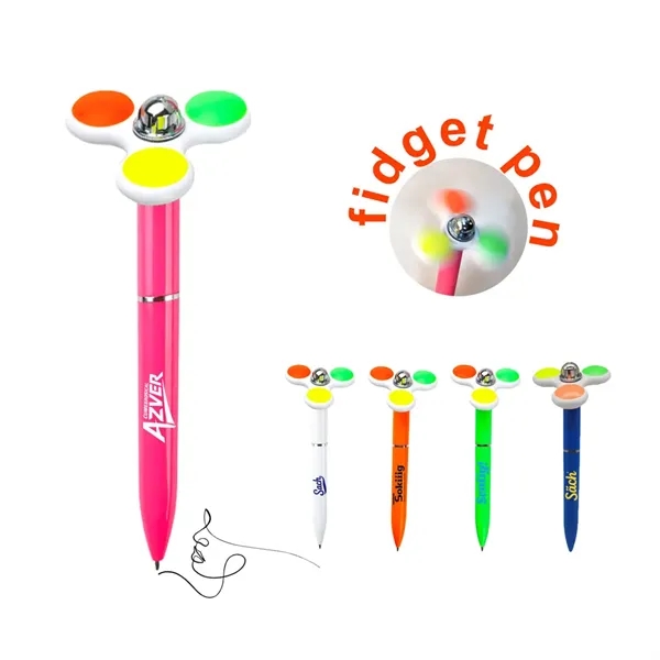 Decompression Fingertip Gyro Rotating Ballpoint Pen - Decompression Fingertip Gyro Rotating Ballpoint Pen - Image 0 of 5